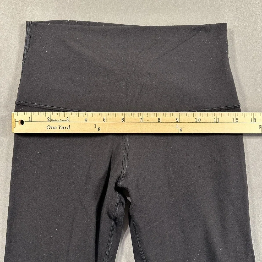 Lululemon Leggings Womens 4 Black High Rise Ankle Yoga Athletic Stretch Gym